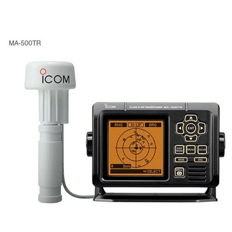 ICOM MA 500TR WITH MXG 5000S antena vhf