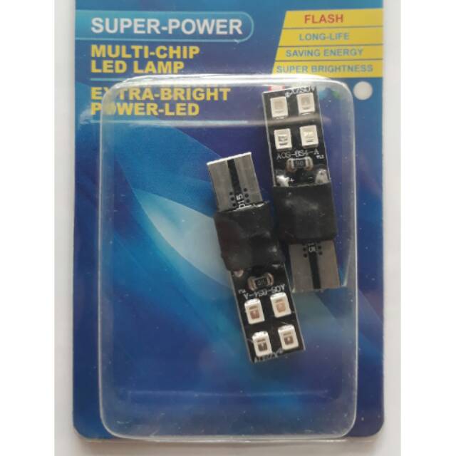 Lampu kota warna biru