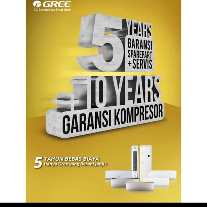 AC GREE GWC18C3E GWC-18C3E 2pk Low Watt Garansi Resmi