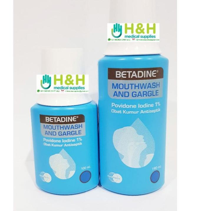 ☟ Betadine Kumur / Betadine Mouthwash ➪