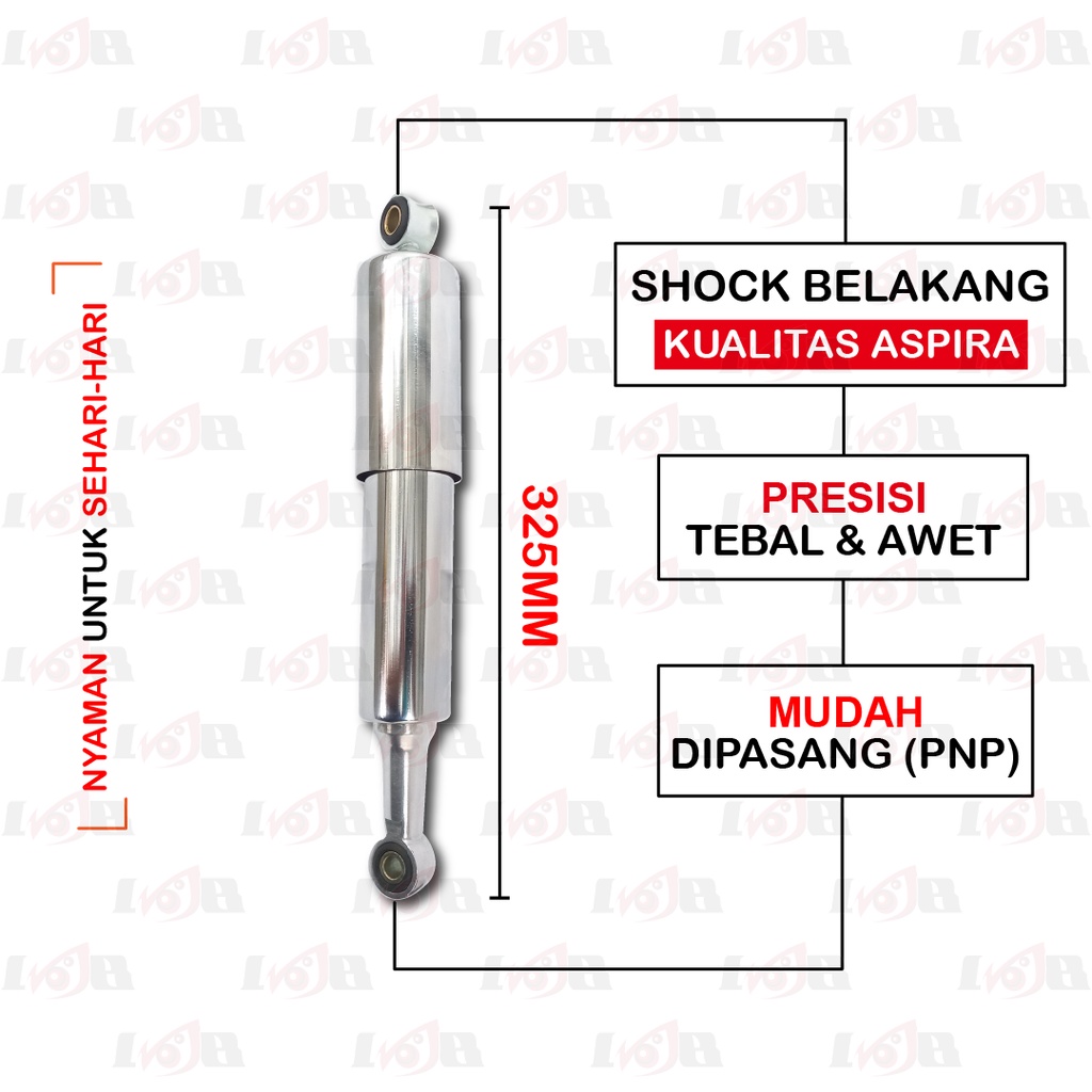 Aspira Shockbreaker Grand Legenda Suspensi Shock Belakang Motor Honda Bebek