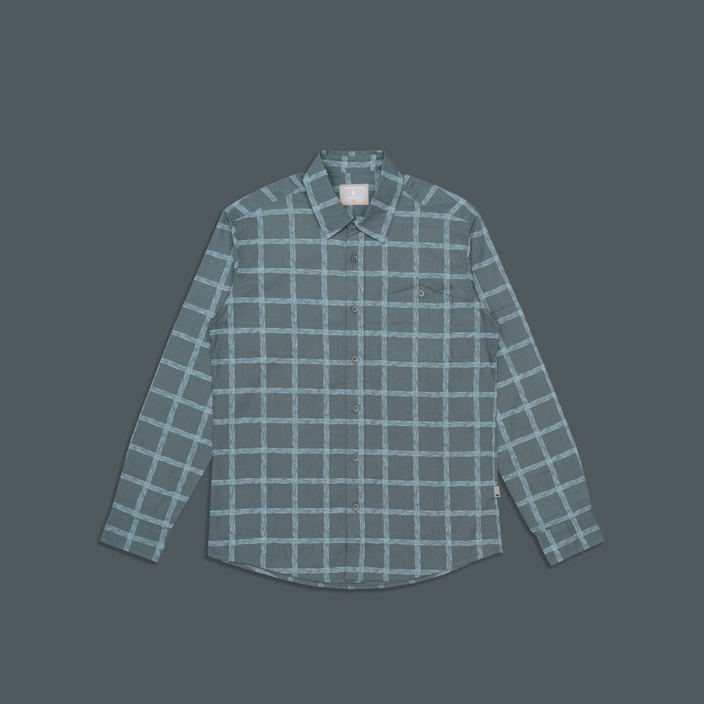 

Jimmy and Martin - Plaid Grey Shirt Long Sleeve - 3000