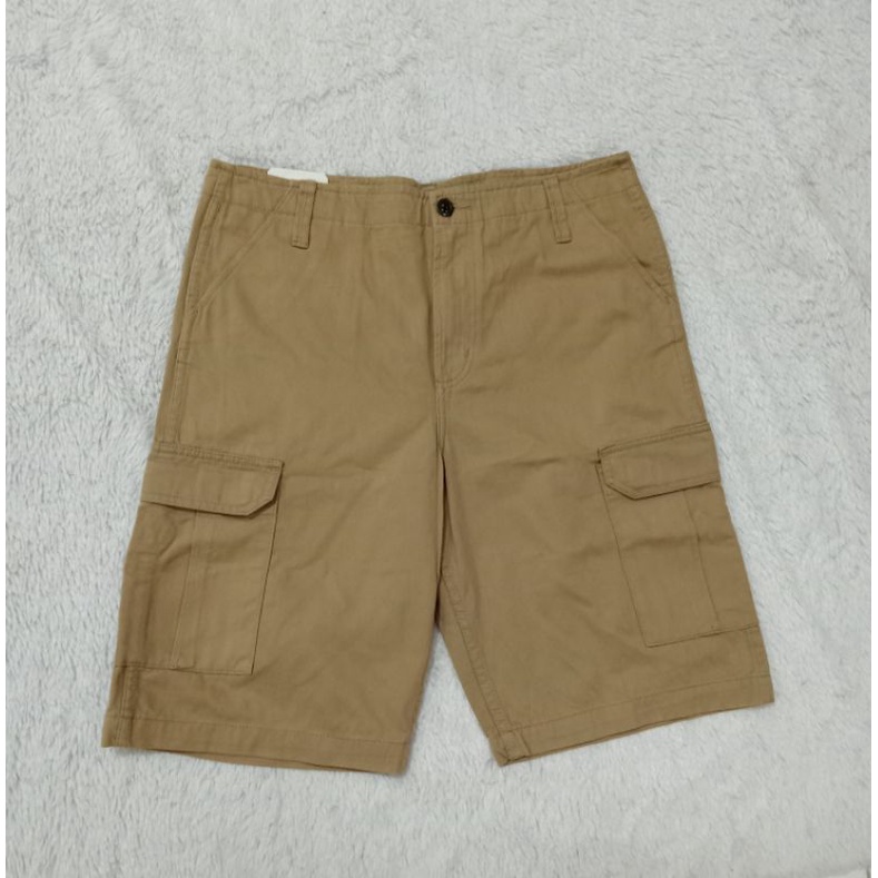 Celana kargo pendek brand Wrangler/ cargo pendek Wrangler/ celana kargo pria/ celana cargo coklat
