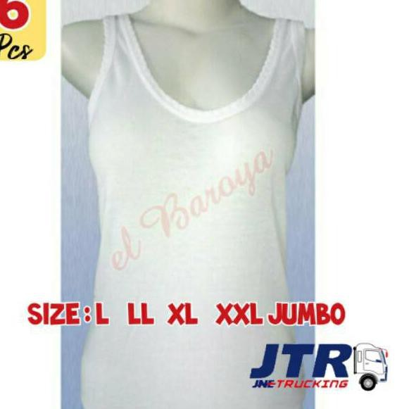 GROSIR  6 Singlet Remaja ABG Kaos Dalam Dewasa