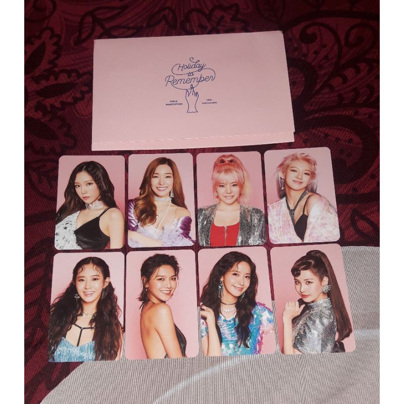 [SUPER RARE] Official Photocard SNSD "Holiday to Remember 2017" from Fan meeting 10th Anniversary