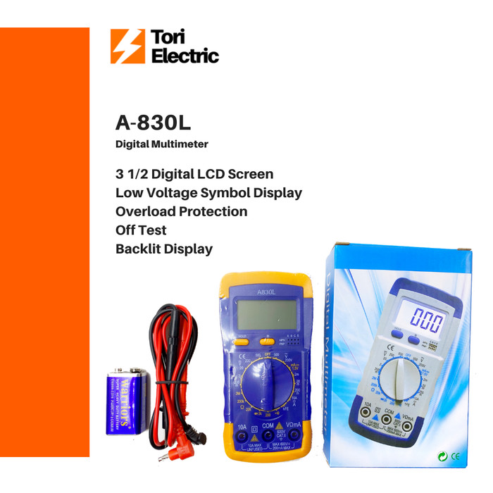 Jual Compact Digital Multimeter Multitester Avo Meter A L Shopee