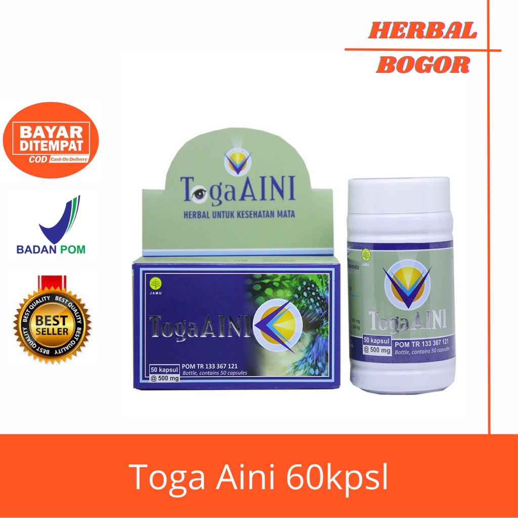 

TOGA AINI - Menjaga Kesehatan Mata dan Membantu Atasi Katarak Minus Isi 50 Kapsul
