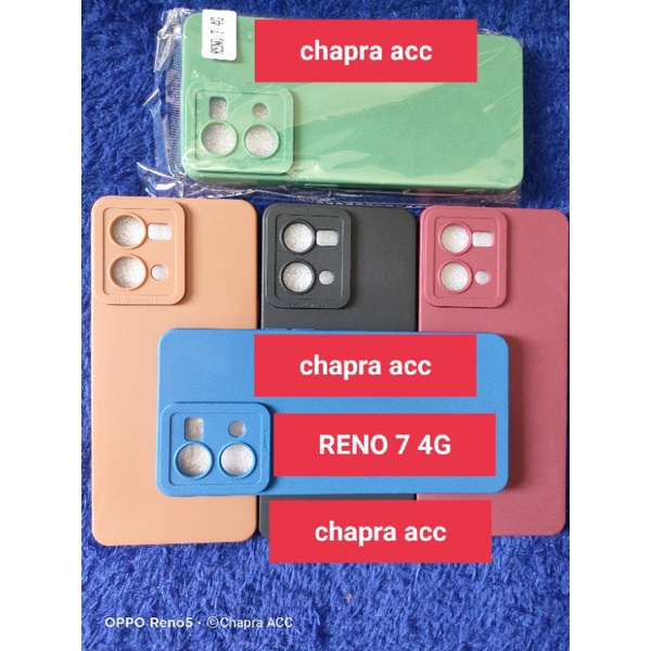 Soft case/slikon/kondom terbaru macaron pro camera/kamera type Hp RENO 7 4G