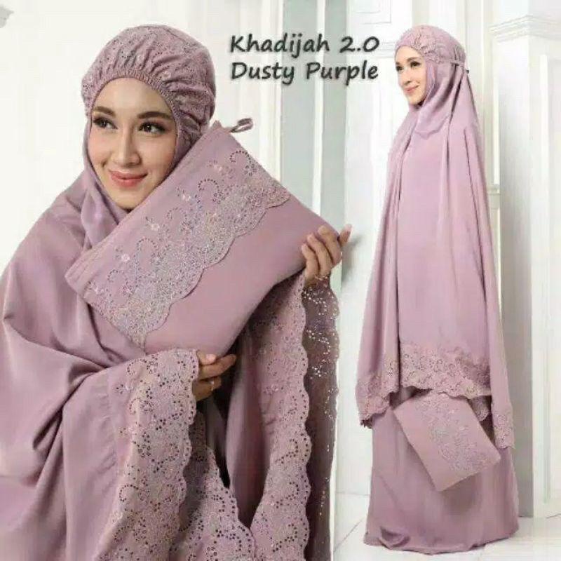 Mukena Khadijah Polos Pateleena Renda