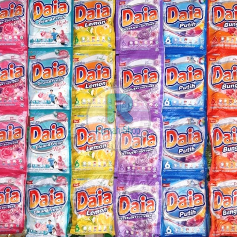 DAIA SOFTENER ROMANTIC PINK/VIOLET PASSION/ DETERGENT BUBUK 1 RENTENG