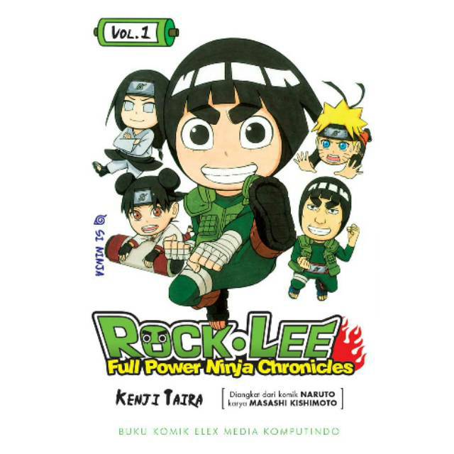 KOMIK ROCK LEE-FULL POWER NINJA CHRONICLES SERIES 01,02,03,04,05,06,07