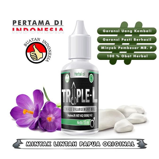 ((Bayar Di Tempat)) Obat Asli Minyak Pembesar Alat Pria Dari Lintah Hitam Papua Bpom