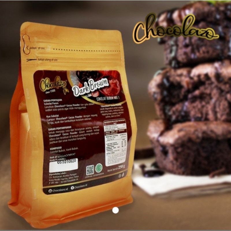 

(COD)Dark Brown Chocolate Powder 250g - Chocolazo