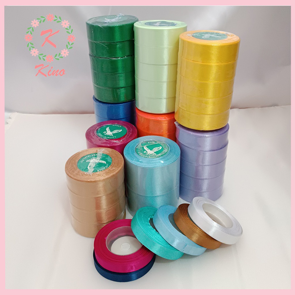 

[PER ROLL] PITA SATIN 2 INCH UKURAN 5 CM - hiasan souvenir dan hampers PITA POTONG PITA SATIN KILAP