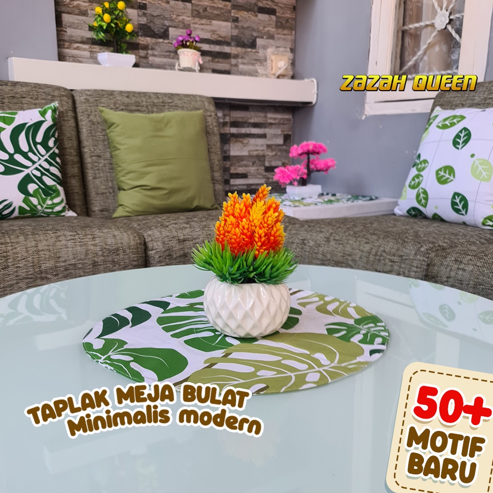 Taplak Meja Minimalis - Model Bulat