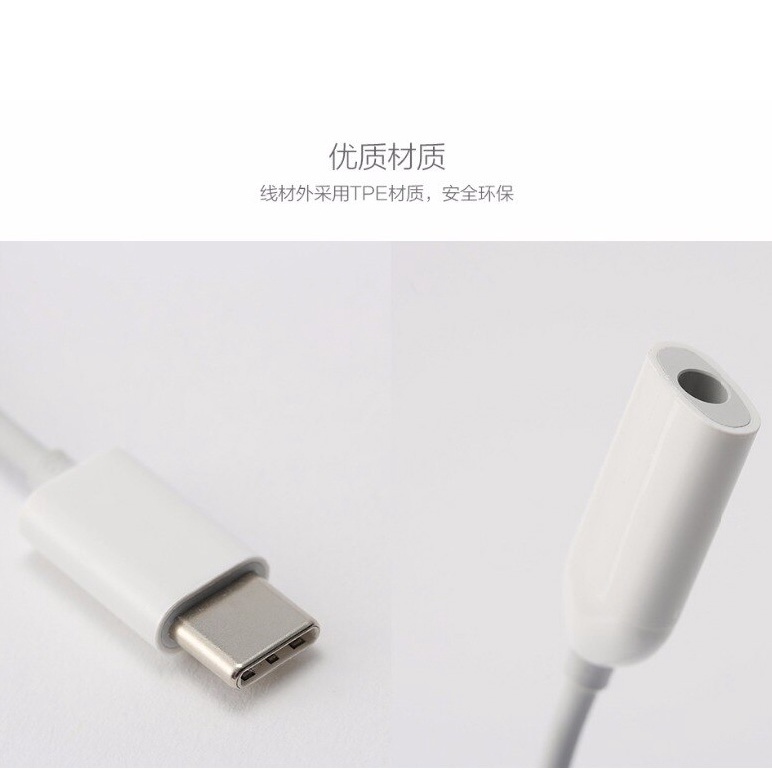 Kabel Adapter USB Type C to 3.5mm AUX Audio - AV150 - White