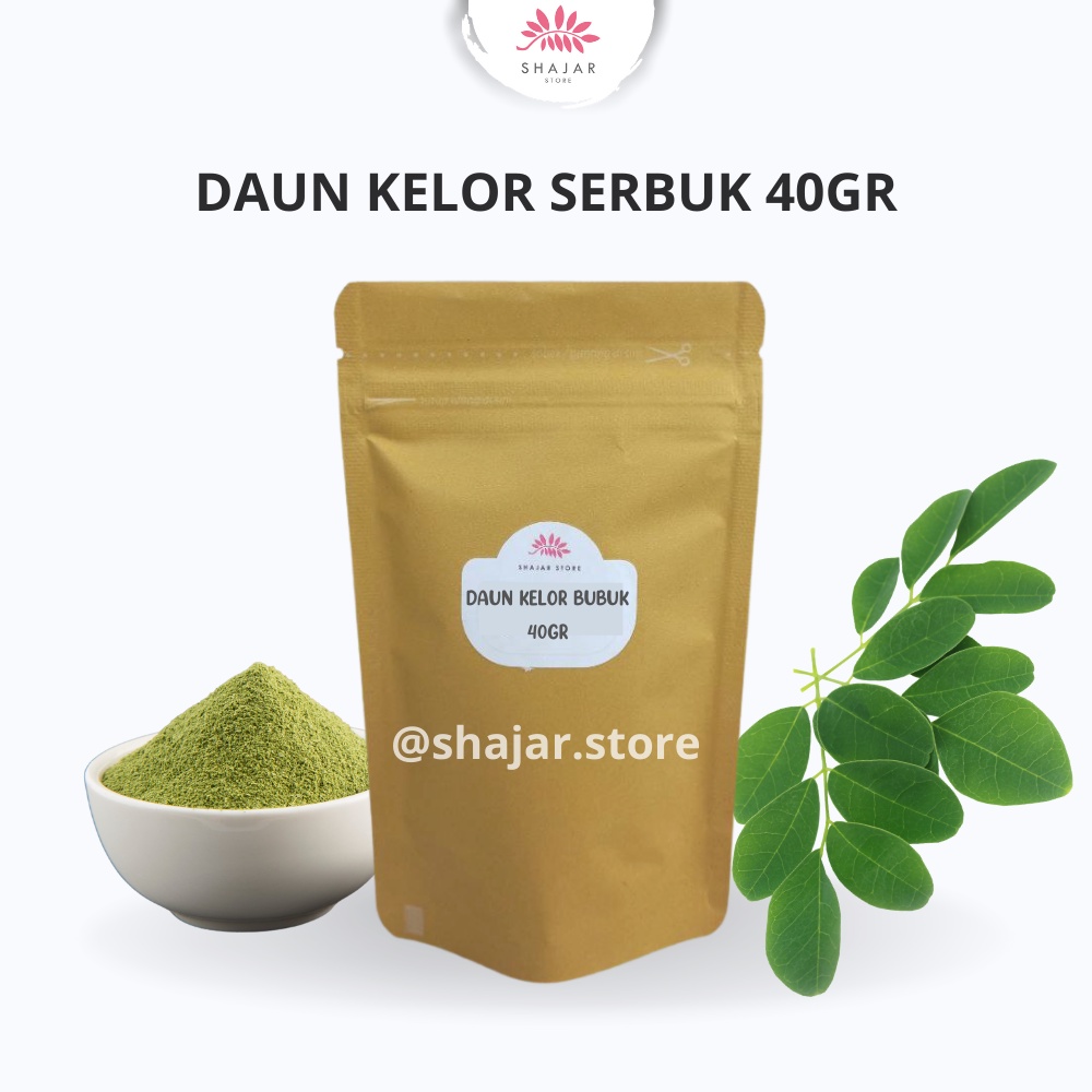 

DAUN KELOR BUBUK 40GR ORGANIK / MORINGA POWDER / SUPERFOOD HERBAL REMPAH RAMUAN JSR CINTA PREMIUM / TERMURAH
