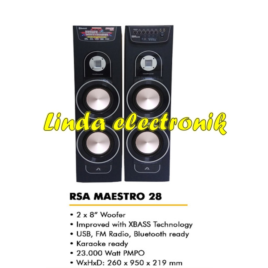 Speaker aktif Roadmaster RSA Maestro 28 original