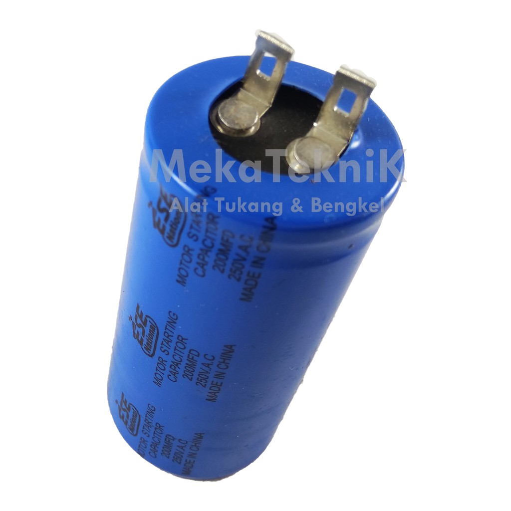 KAPASITOR DINAMO 200UF ESE NATIONAL / CAPASITOR BULAT 200 UF ESE KOREA / KONDENSOR / KAPASITOR BULAT