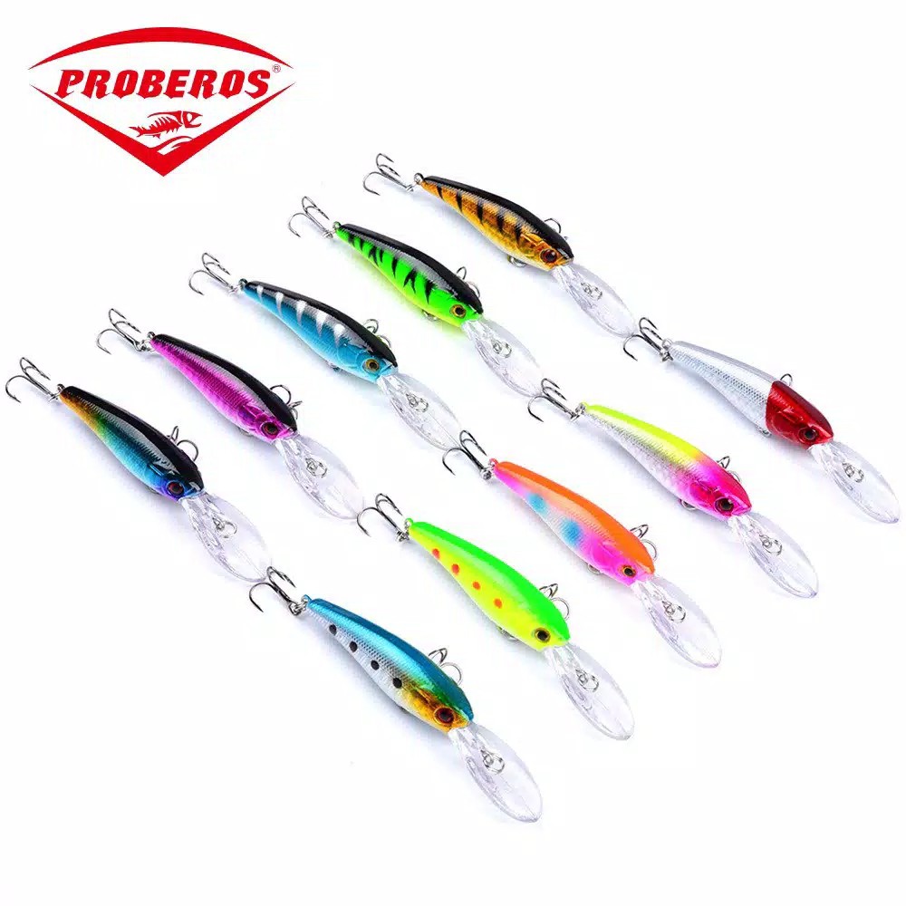 Umpan Pancing  Minnow Minow Fishing Lure Casting Set Murah Proberos Pensil Laut Trolling