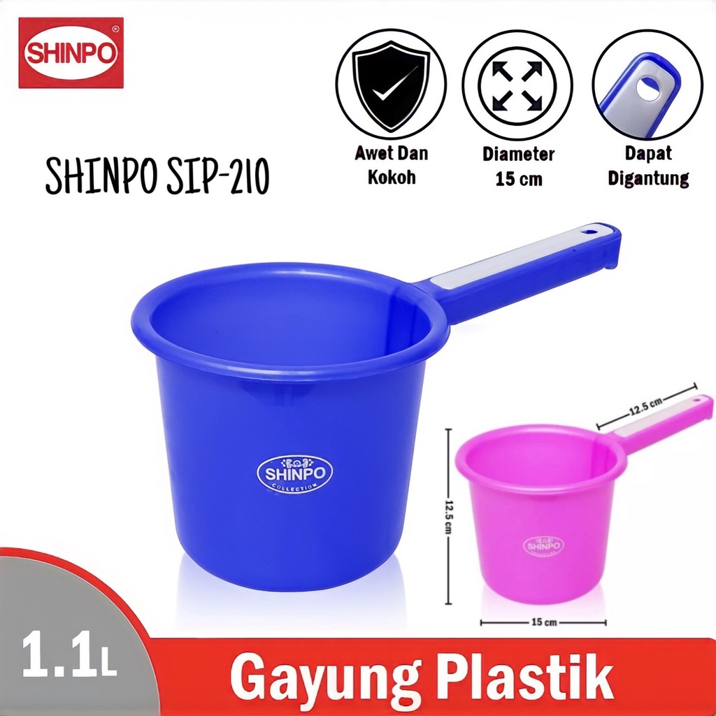 ( BISA COD ) PROMO GAYUNG MANDI SUIGEN SHINPO SIP-210 / GAYUNG AIR PLASTIK / GAYUNG AIR MURAH / GAYUNG PLASTIK WARNA MURAH / GAYUNG AIR PENDEK / WADAH AIR MANDI