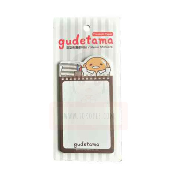

Sanrio Gudetama Memo Stickers Triumph Paper White