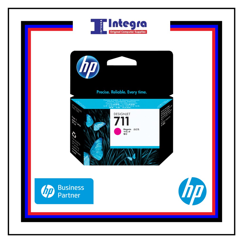 Tinta HP 711 Magenta Original Cartridge - CZ131A