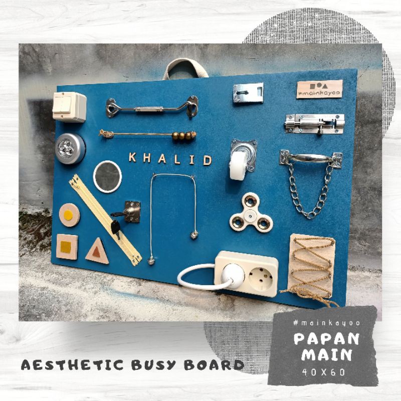 AESTHETIC BUSY BOARD - 40x60 Special Custom Edition-Mainan Edukasi Montessori