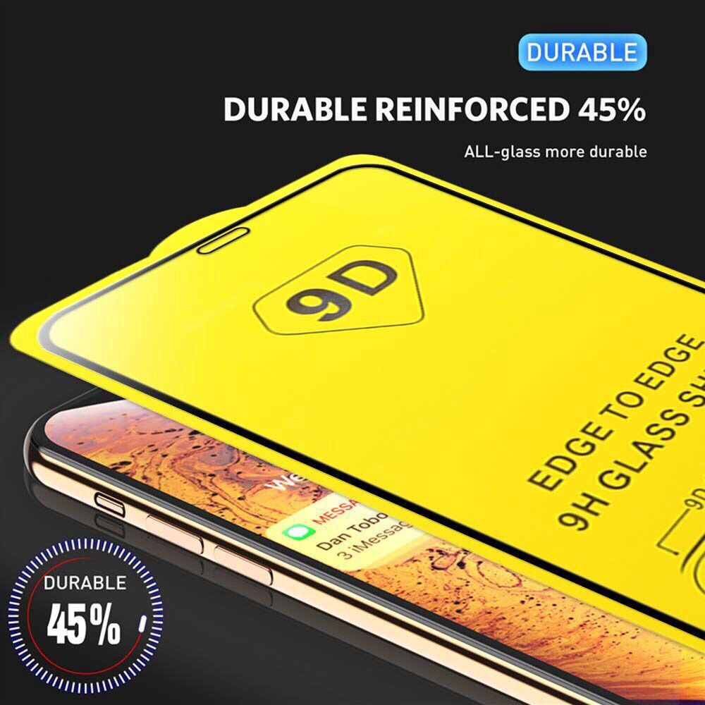 Pelindung Layar Tempered glass 9D Cover Vivo Y30 Y50 Y20 Y20i V17 V19 V11i V15 S1 Pro Y17 Y19 Y15 Y12 Y12i Y11 Y95 Y91 Y91C Y93 Y85 V9 V11i