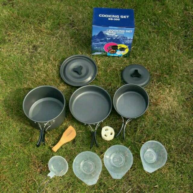 Cooking Set Multifungsi DS 300 Camping, Hiking, Travelling