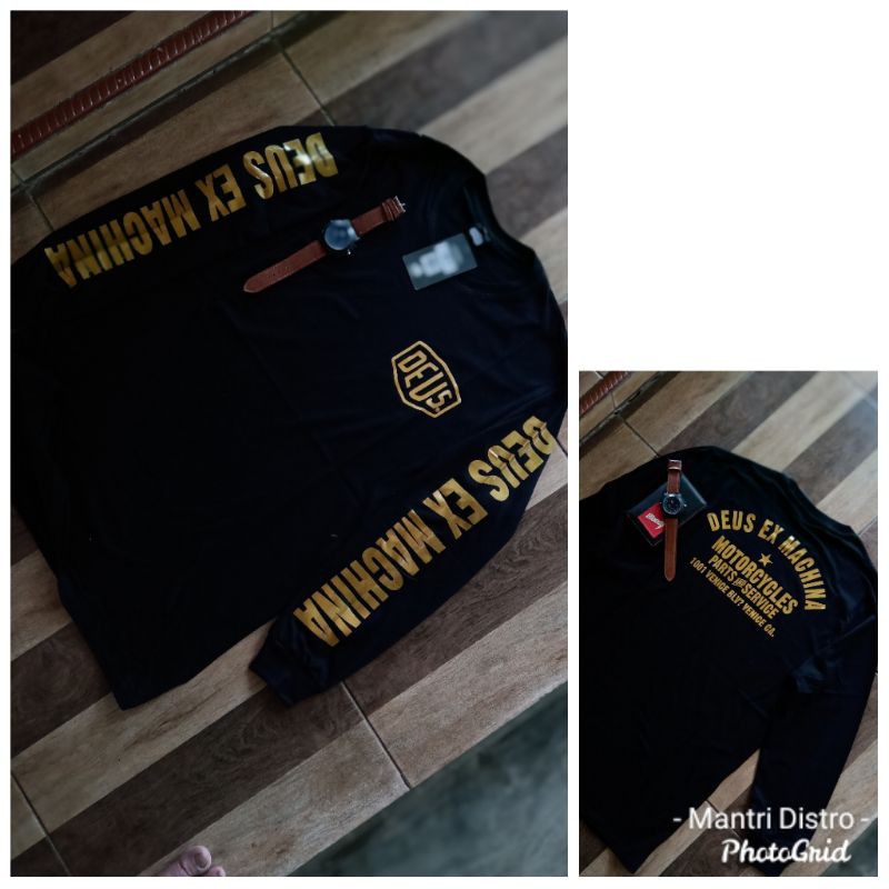 kaos Deus, kaos Deus tangan panjang, kaos Deus hitam, kaos Deus super premium, kaos premium