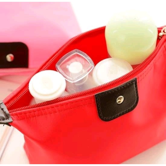 ❤ RATU ❤ Tas Kosmetik Murah Spundbound | Pouch Cosmetics Polos Nylon Anti Air | Tempat Make up | Bag | Dompet