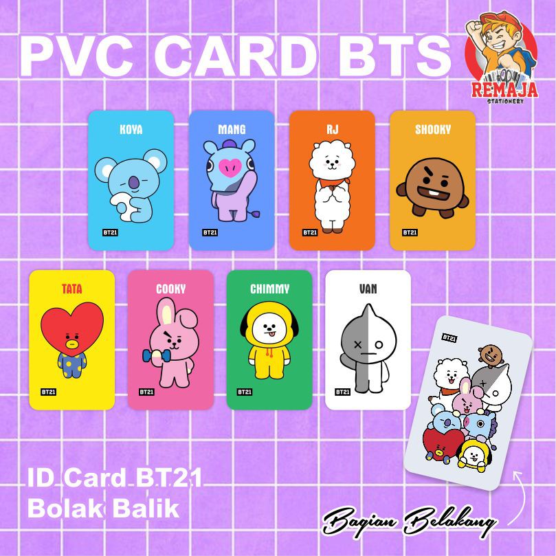 

ID Card PVC BT21 SATUAN