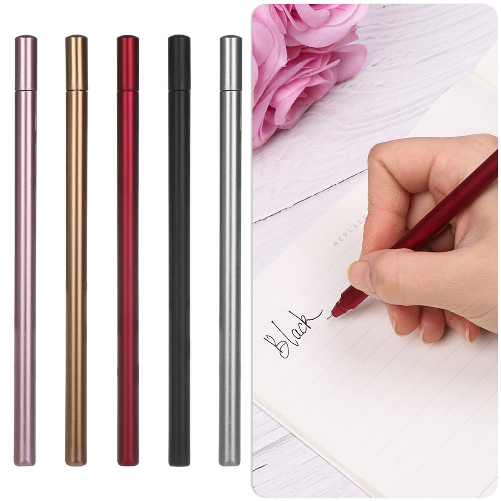 Row Pulpen Gel Metal Multi Warna Untuk Stationery Kantor