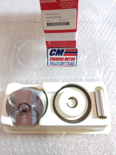 Piston set oversize 25 old cb150R cb 150 R lama 131A2-K15-305 original HGP AHM