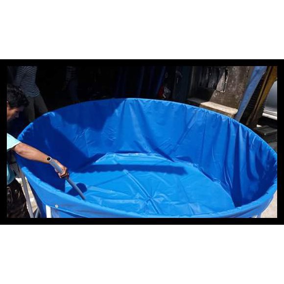 kolam terpal bulat Diameter 3.T.1.2