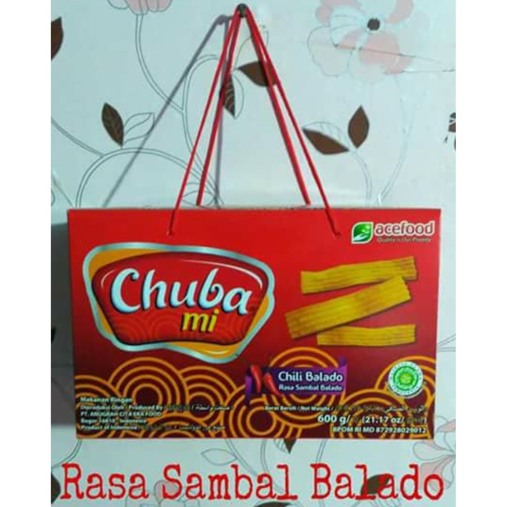 

Snack Cuba mie 400g Rasa sambal balado, Rasa ayam bawang