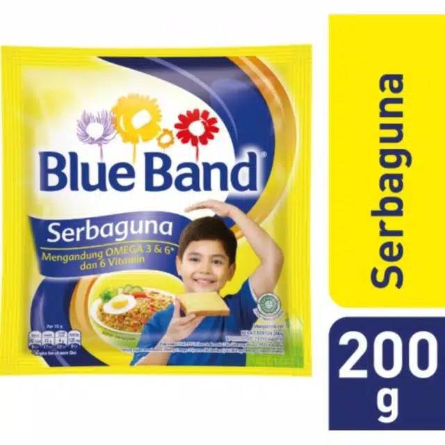 

BLUE BAND MARGARINE SERBAGUNA SACHET 200 GRAM