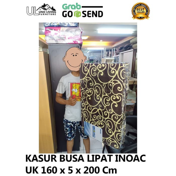 Kasur Busa Lipat Inoac Ukuran 160x5x200 Original Asli