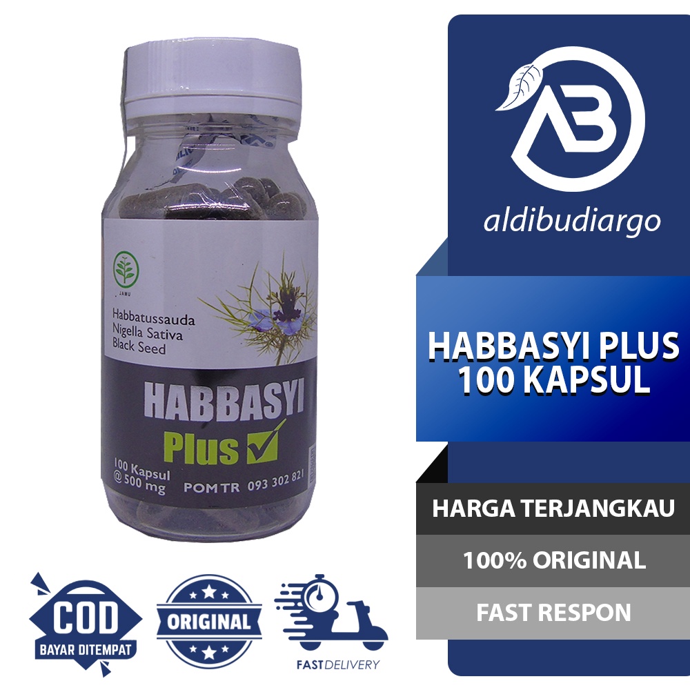 HABBASYI PLUS ISI 100 KAPSUL HABBATUSSAUDA NIGELLA SATIVA