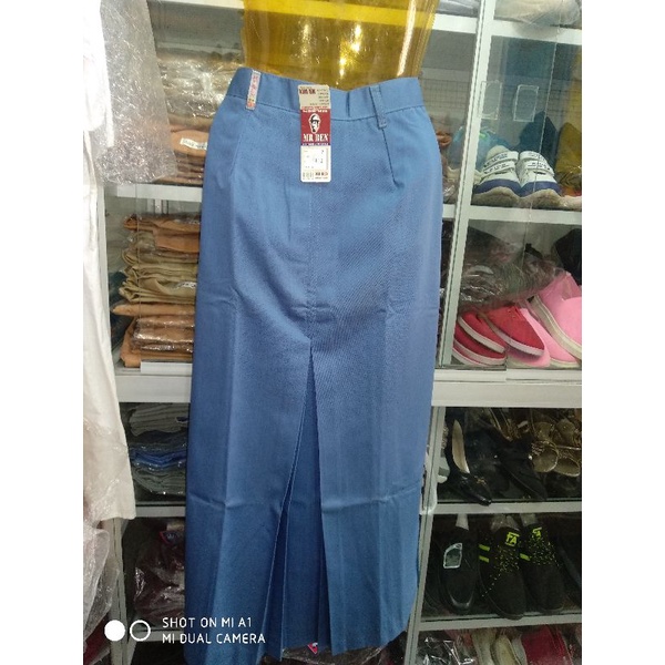 ROK SMA MODEL SPAN PANJANG BIRU FAMATEX / ABU /PRAMUKA MR BEN