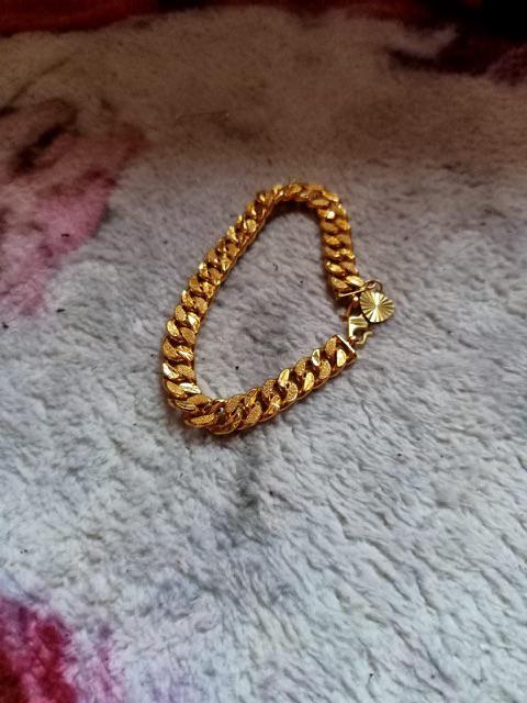 gelang rantai tangan emas asli kadar 916 malaysia sisik 