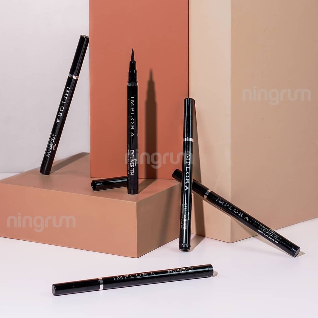 Ningrum - Implora Eyeliner Pen 100% Original BPOM | Pensil Alis Implora Eye liner - 5109