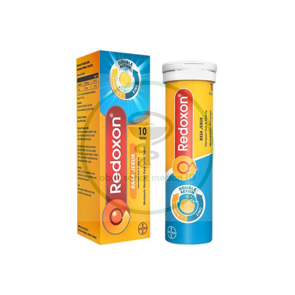 Obat Multi Vitamin C 1000mg Redoxon Isi 10 Rasa Jeruk Harga Per Botol Shopee Indonesia