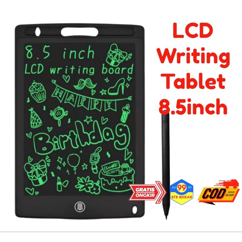 LCD WRITING TABLET/mainan edukasi anak/papan tulis tablet