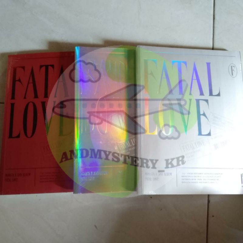 READY STOCK MONSTA X FATAL LOVE SEALED ALBUM