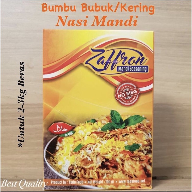 

Bumbu Nasi Mandhi Zaffron