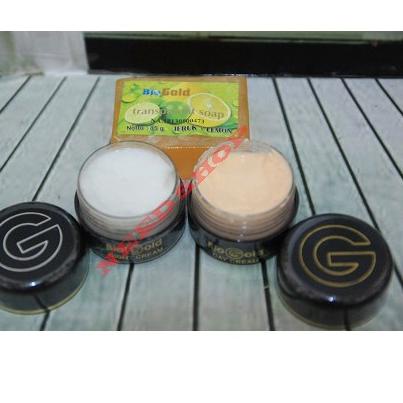 Model terkini ☋ PAKET BIOGOLD BPOM ORIGINAL / BIO GOLD WHITENING CREAM 3IN1 (3 IN 1) CIH`66