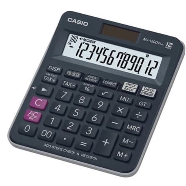 

Casio MJ-120D Plus Correct & Check Kalkulator Meja Office