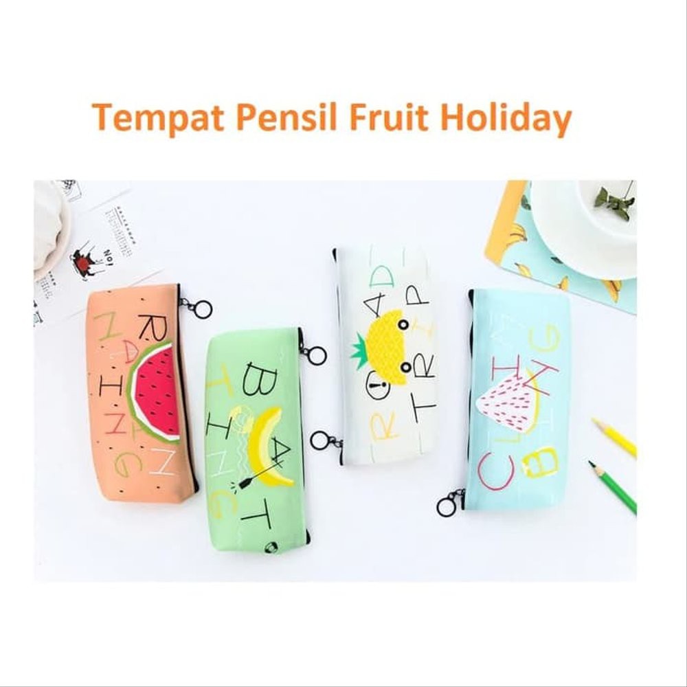 

TP0052 Tempat Pensil Fruit Holiday Pencil Case Tempat Kosmetik